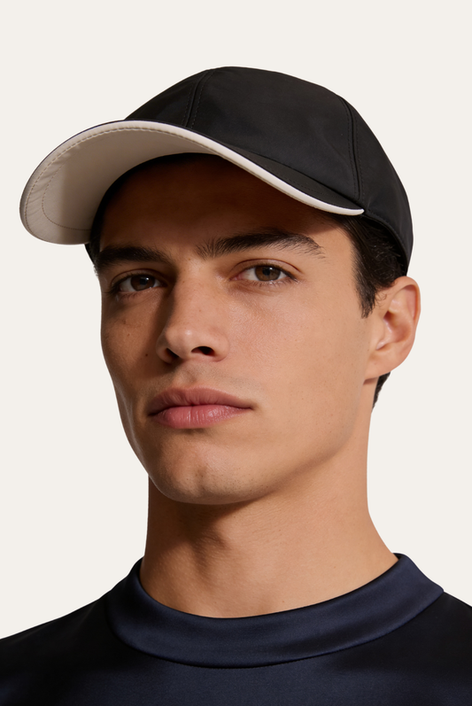 Positano Gorra Negra de MENIELLE, detalle