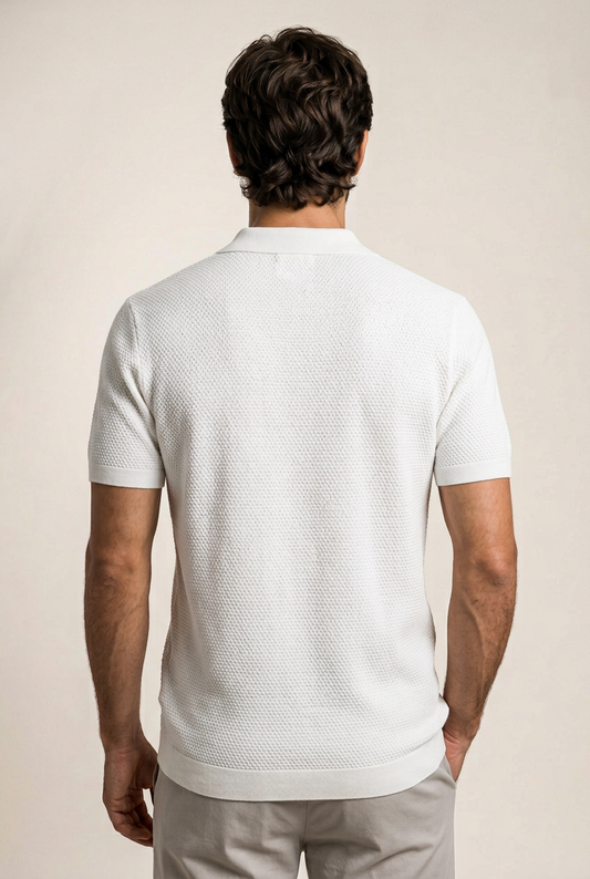 Capri Knitted Cotton Polo Shirt