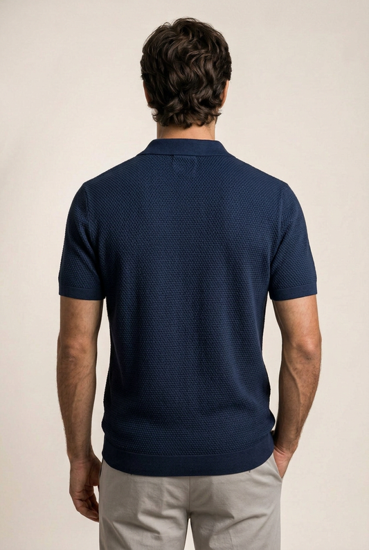 Sorrento Knitted Cotton Polo Shirt