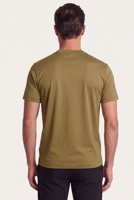 Trento Camiseta Verde Oliva de MENIELLE, detalle
