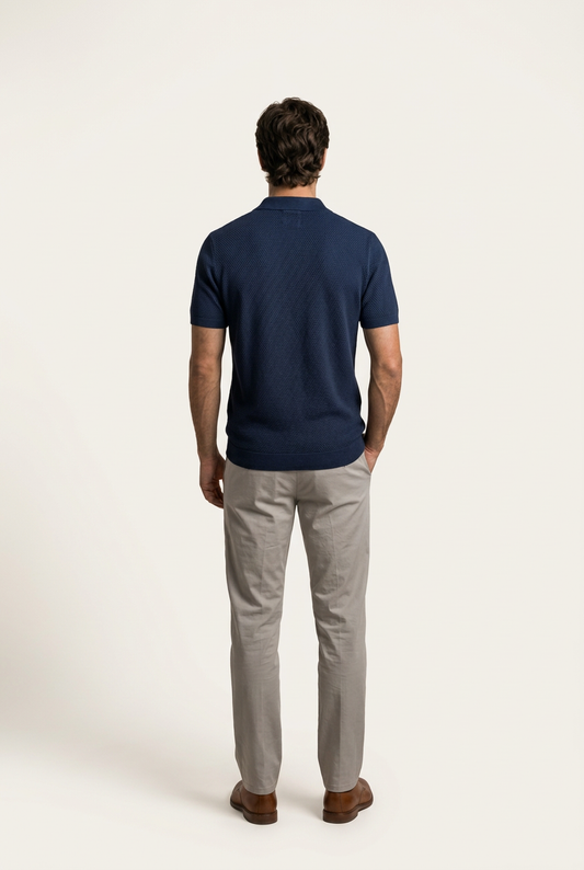 Sorrento Polo Navy de Menielle, vista posterior