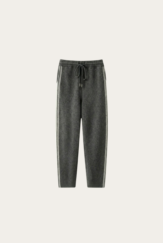 Asolo Pantalón Lana Merino Gris de MENIELLE
