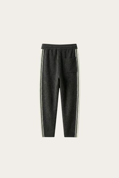 Asolo Pantalón Lana Merino Gris de MENIELLE, detalle