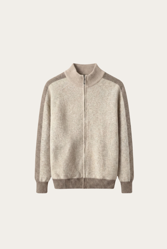 Bergamo Cárdigan Cachemira Beige de MENIELLE