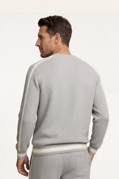 Marzio Elite Conjunto Cachemira Gris de MENIELLE, detalle