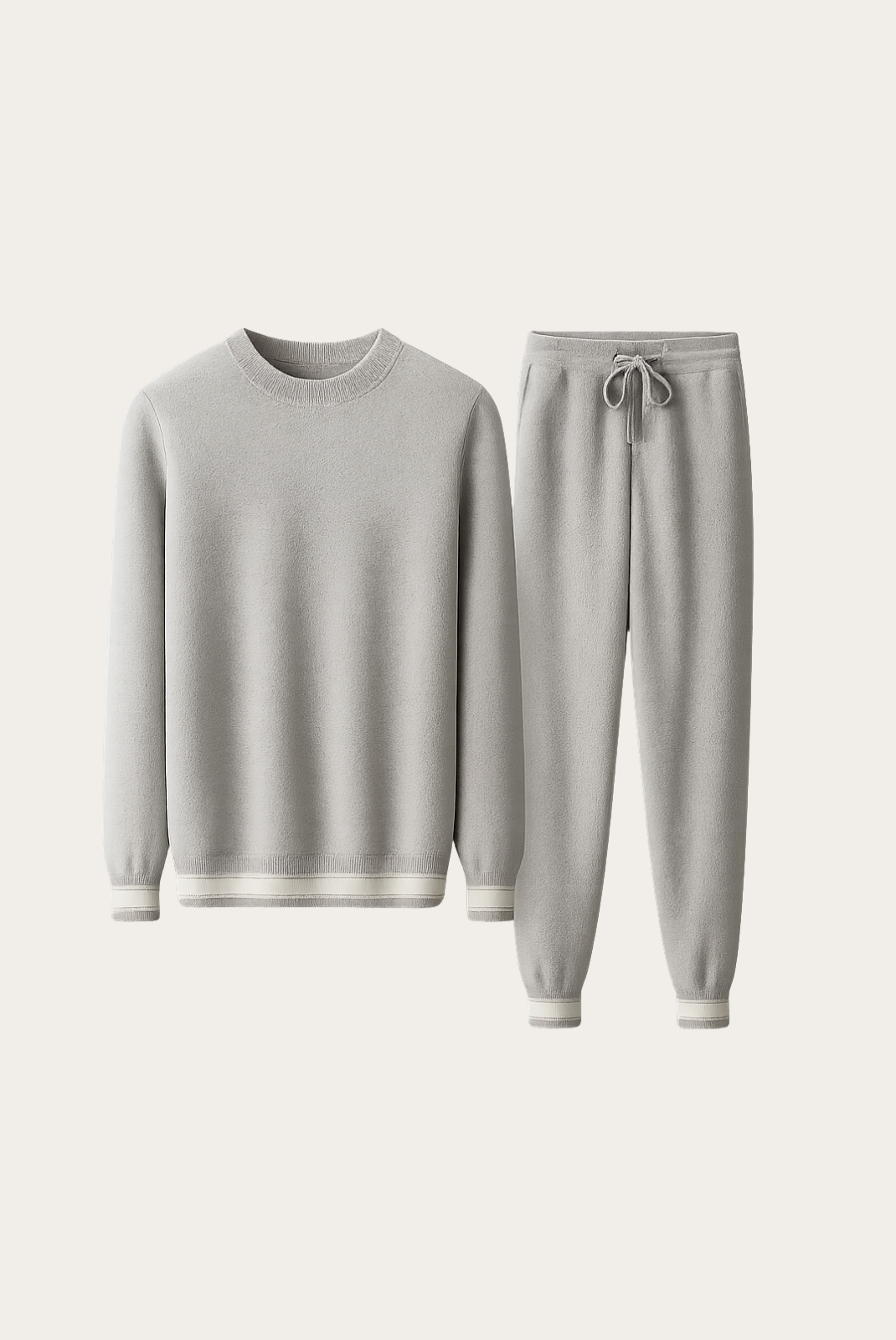 Marzio Elite Conjunto Cachemira Gris de MENIELLE