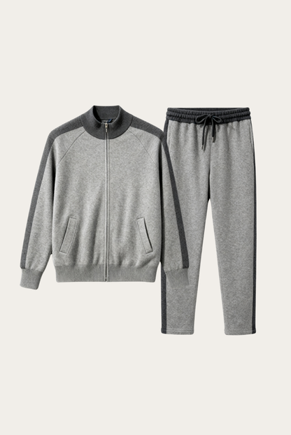Marzio Conjunto Cachemira Gris de MENIELLE