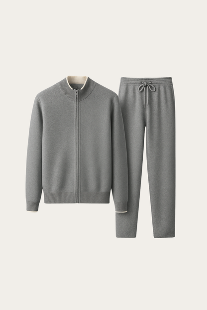 Dante Nocturne Conjunto Lana Merino Gris de MENIELLE