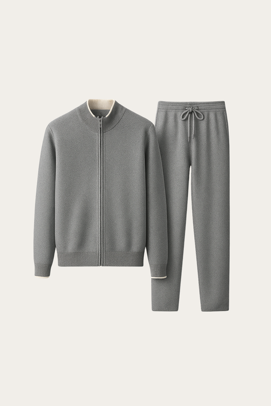 Dante Nocturne Conjunto Lana Merino Gris de MENIELLE
