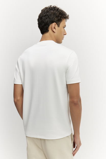 Lucca Camiseta Premium Blanca de MENIELLE, detalle