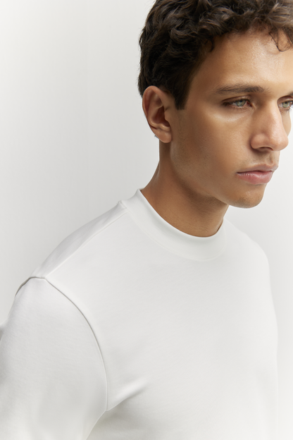Lucca Camiseta Premium Blanca de MENIELLE, detalle