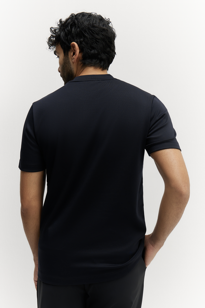 Lucca Camiseta Premium Azul Marino de MENIELLE, detalle