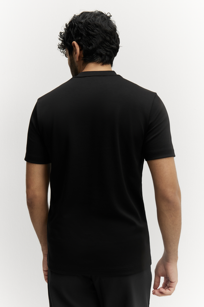 Lucca Camiseta Premium Negra de MENIELLE, detalle