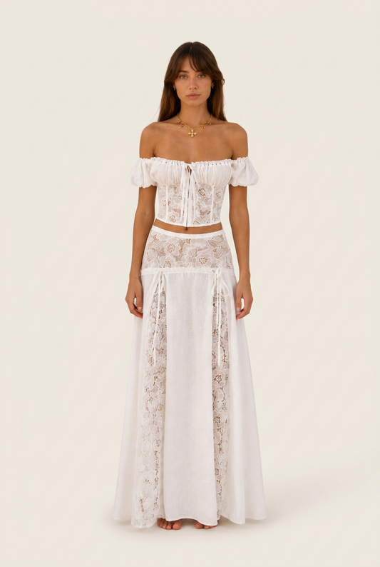 Azzura Blanc Set de Menielle, vista frontal