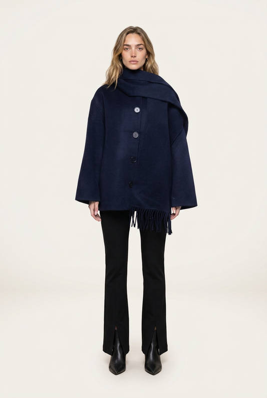 Belmore Abrigo Navy de Menielle, vista frontal