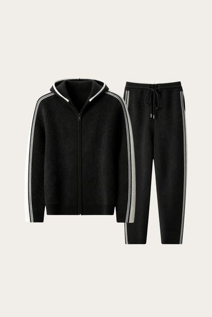 Dante Conjunto Lana Merino Negro de MENIELLE