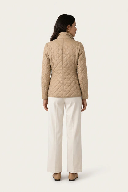 Elodia Chaqueta Beige de Menielle, vista espalda