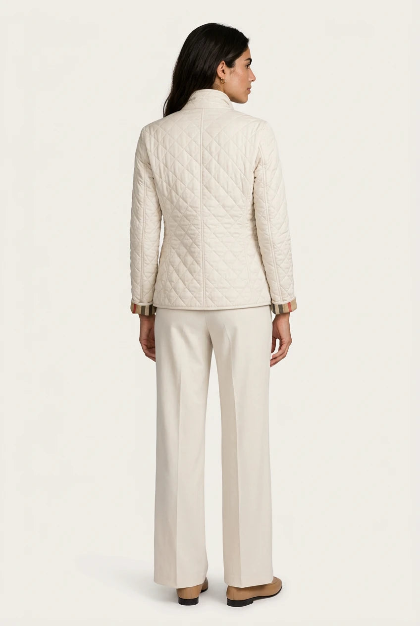 Elodia Chaqueta Blanc de Menielle, vista espalda