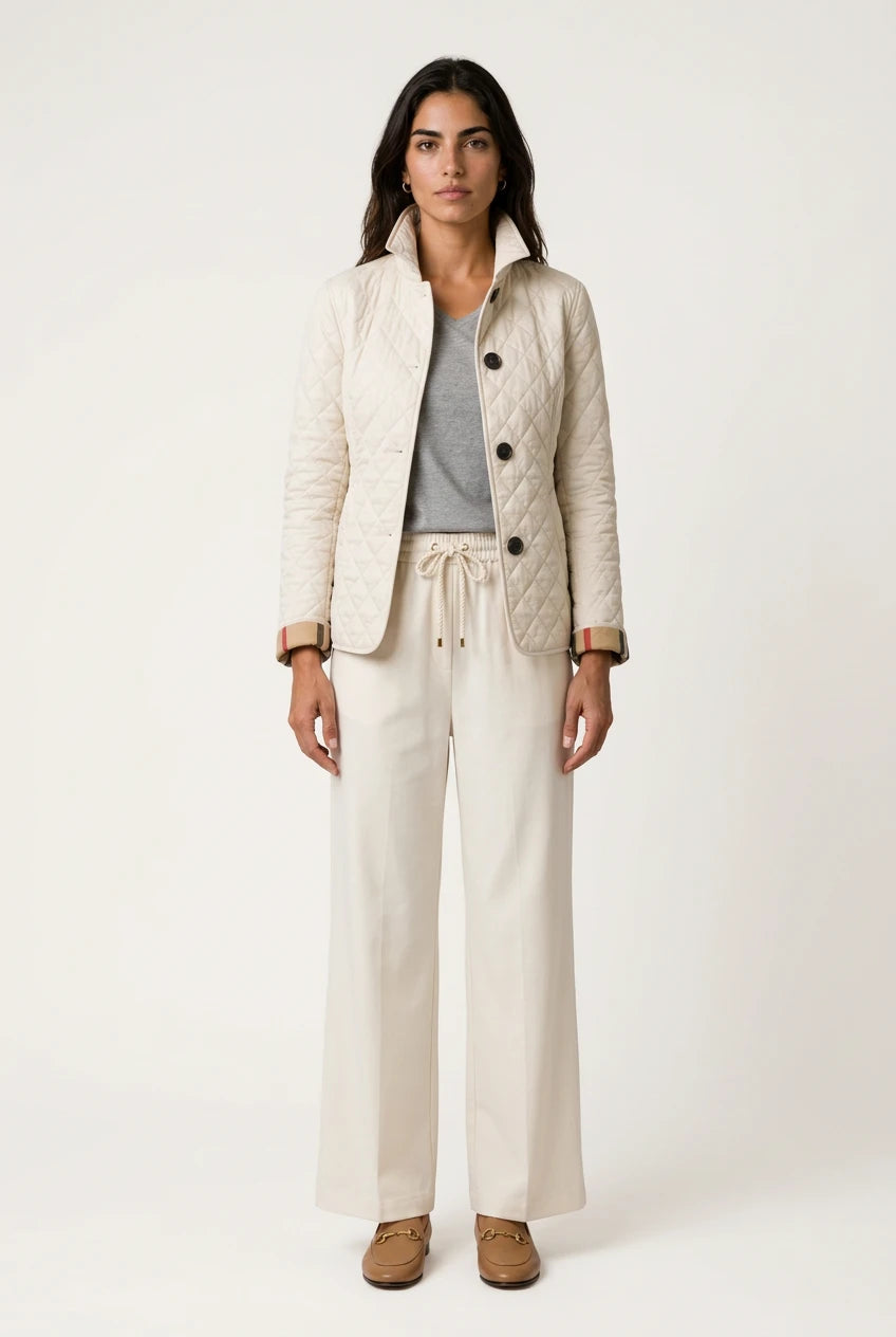 Elodia Chaqueta Blanc de Menielle, vista frontal