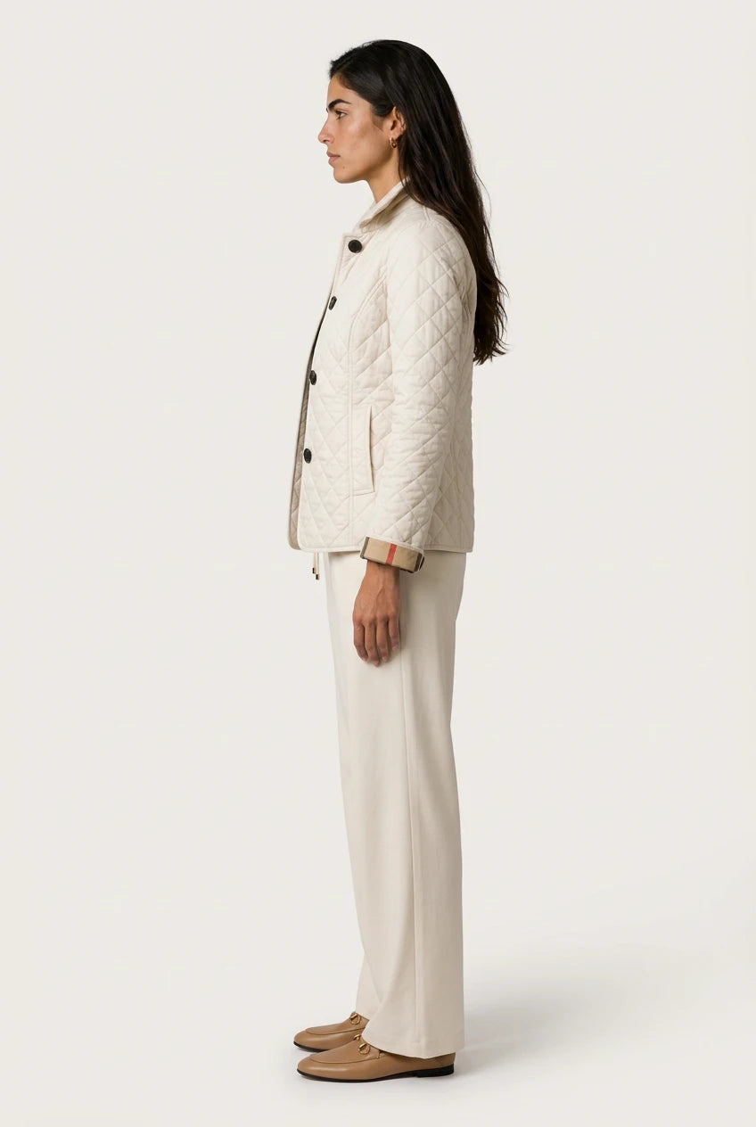 Elodia Chaqueta Blanc de Menielle, vista lateral