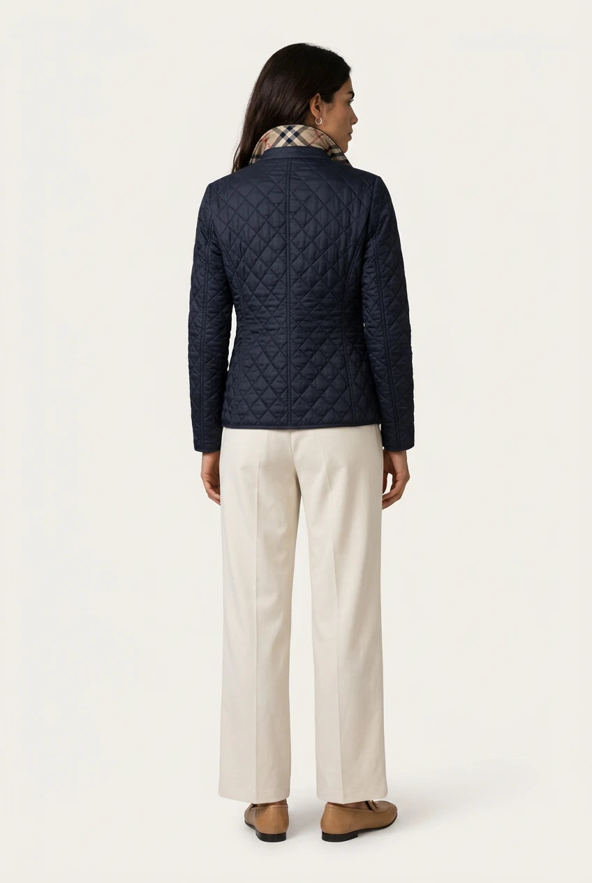Elodia Chaqueta Navy de Menielle, vista espalda
