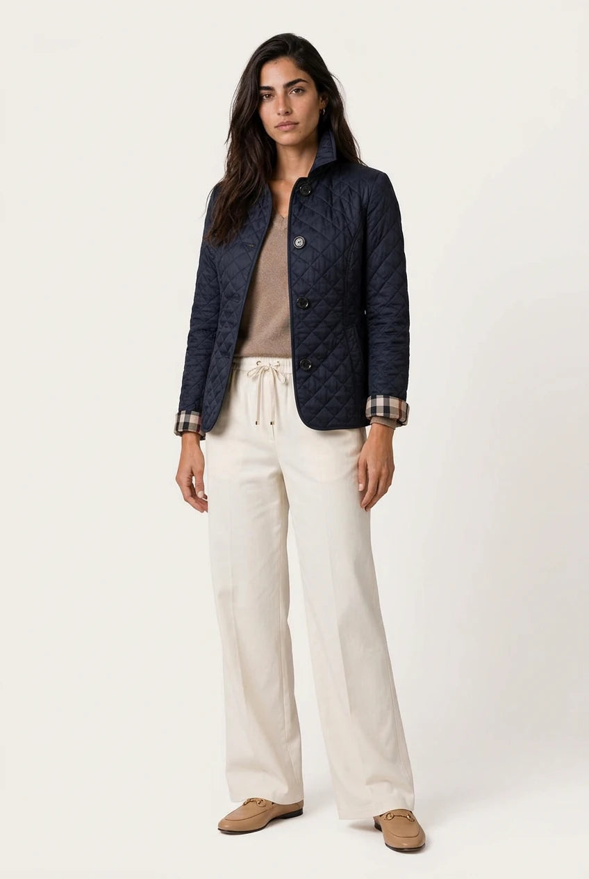 Elodia Chaqueta Navy de Menielle, vista frontal