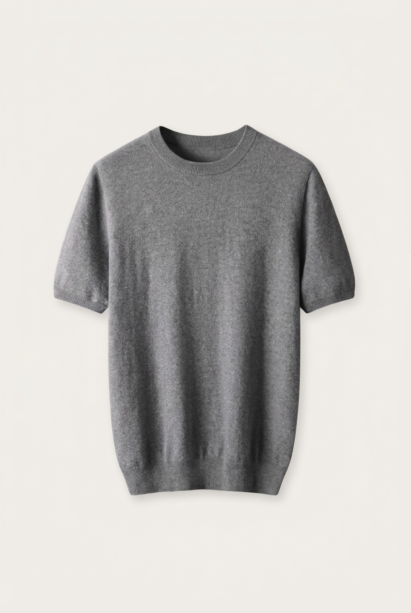 Enzo Camiseta Cachemira Gris de Menielle, vista de producto