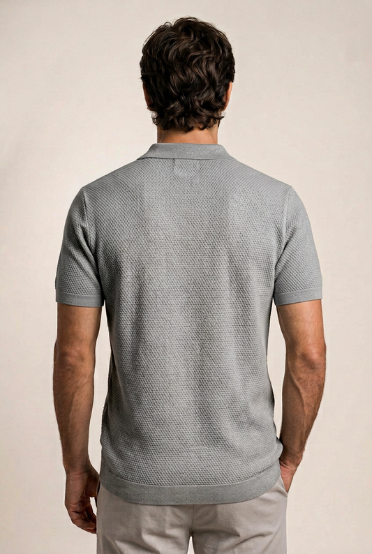 Marcello Knitted Cotton Polo Shirt 