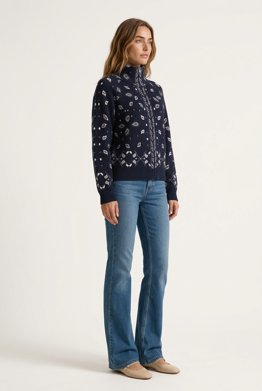 Amélie Cárdigan Navy