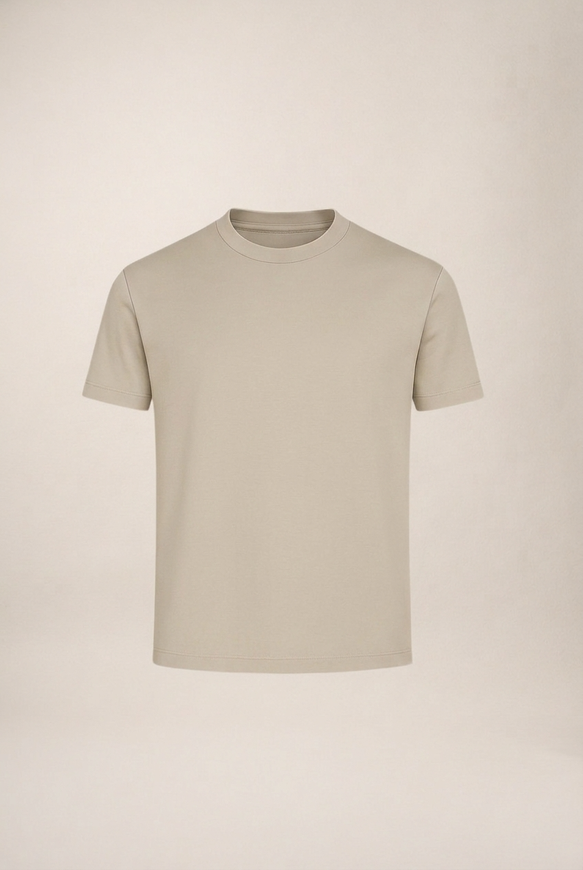Marcello Camiseta Esencial Greige de MENIELLE