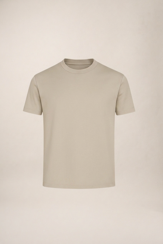 Marcello Camiseta Esencial Greige de MENIELLE