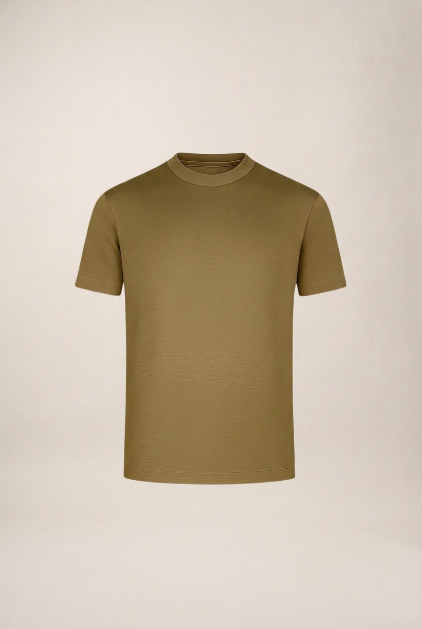 Marcello Camiseta Esencial Oliva de MENIELLE