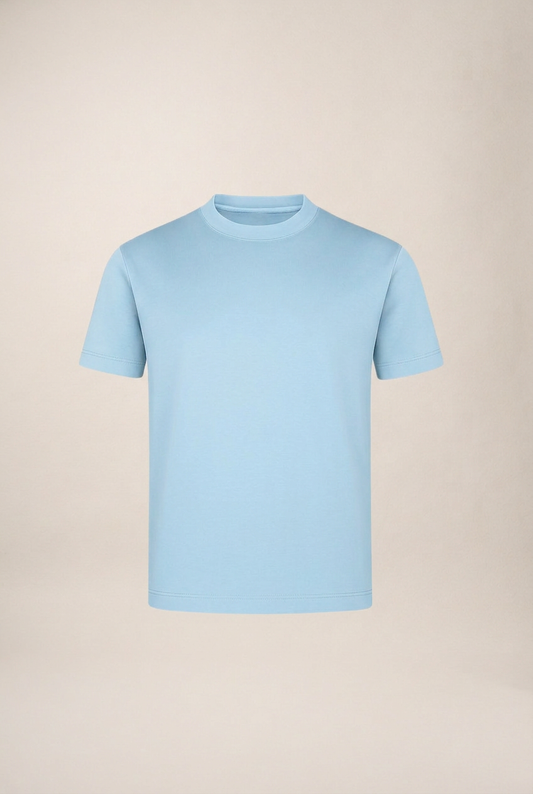 Marcello Camiseta Esencial Azul Océano de MENIELLE
