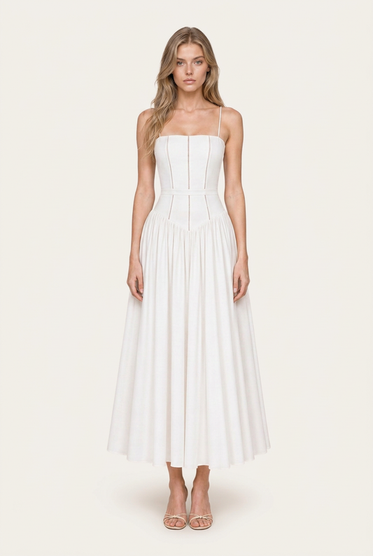 Azalea Vestido Midi Blanc