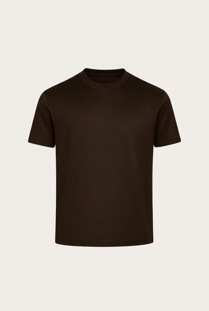 Marcello Camiseta Esencial Espresso de MENIELLE, vista frontal