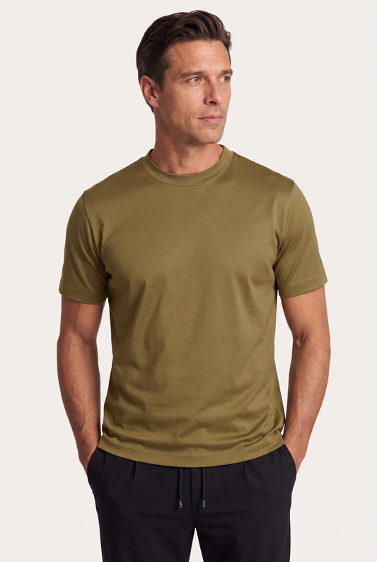 Trento Camiseta Verde Oliva de MENIELLE