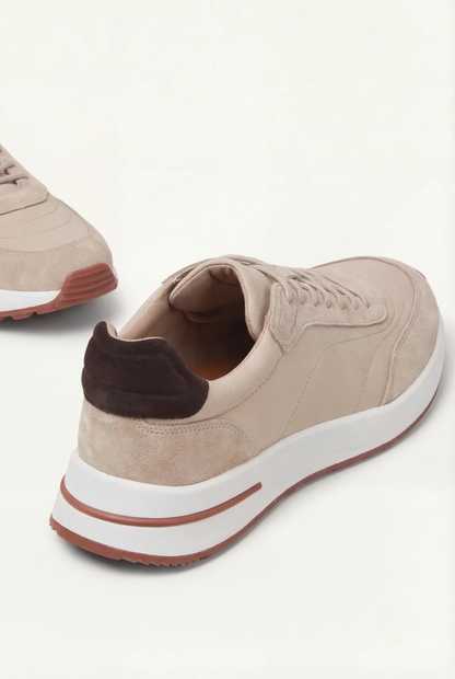 Enzo Sneakers Beige de Menielle, detalle