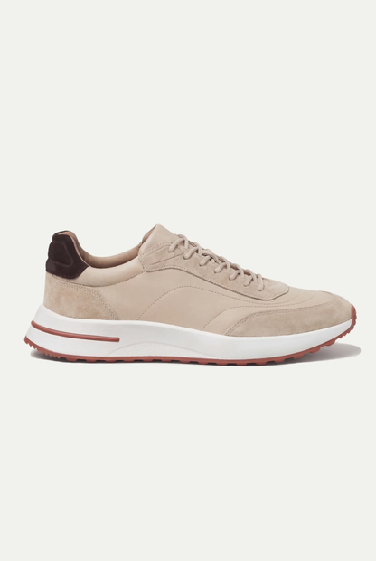 Enzo Sneakers Beige de Menielle, vista lateral