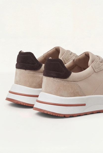 Enzo Sneakers Beige de Menielle, vista trasera