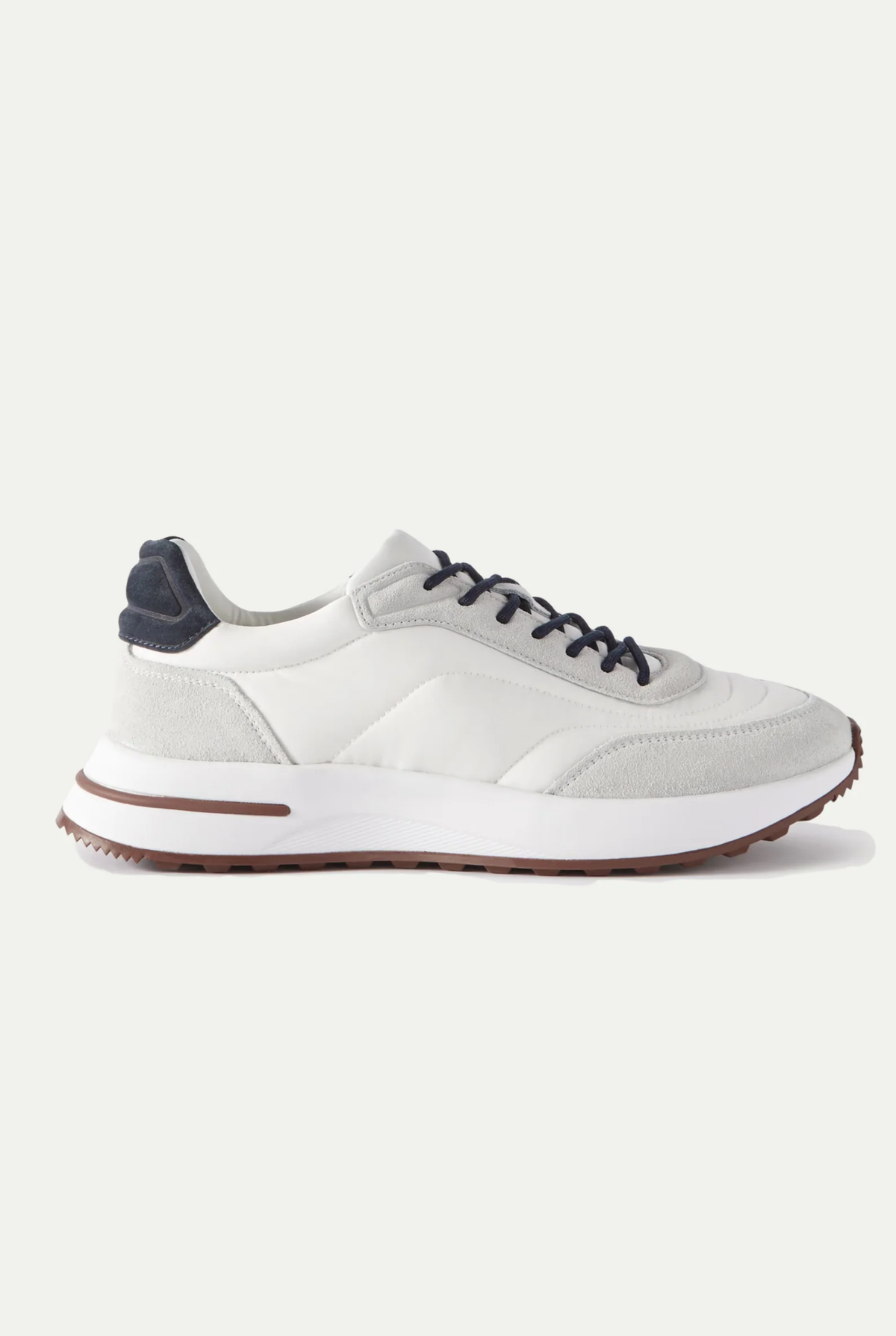 Enzo Sneakers Blanc de Menielle, vista lateral