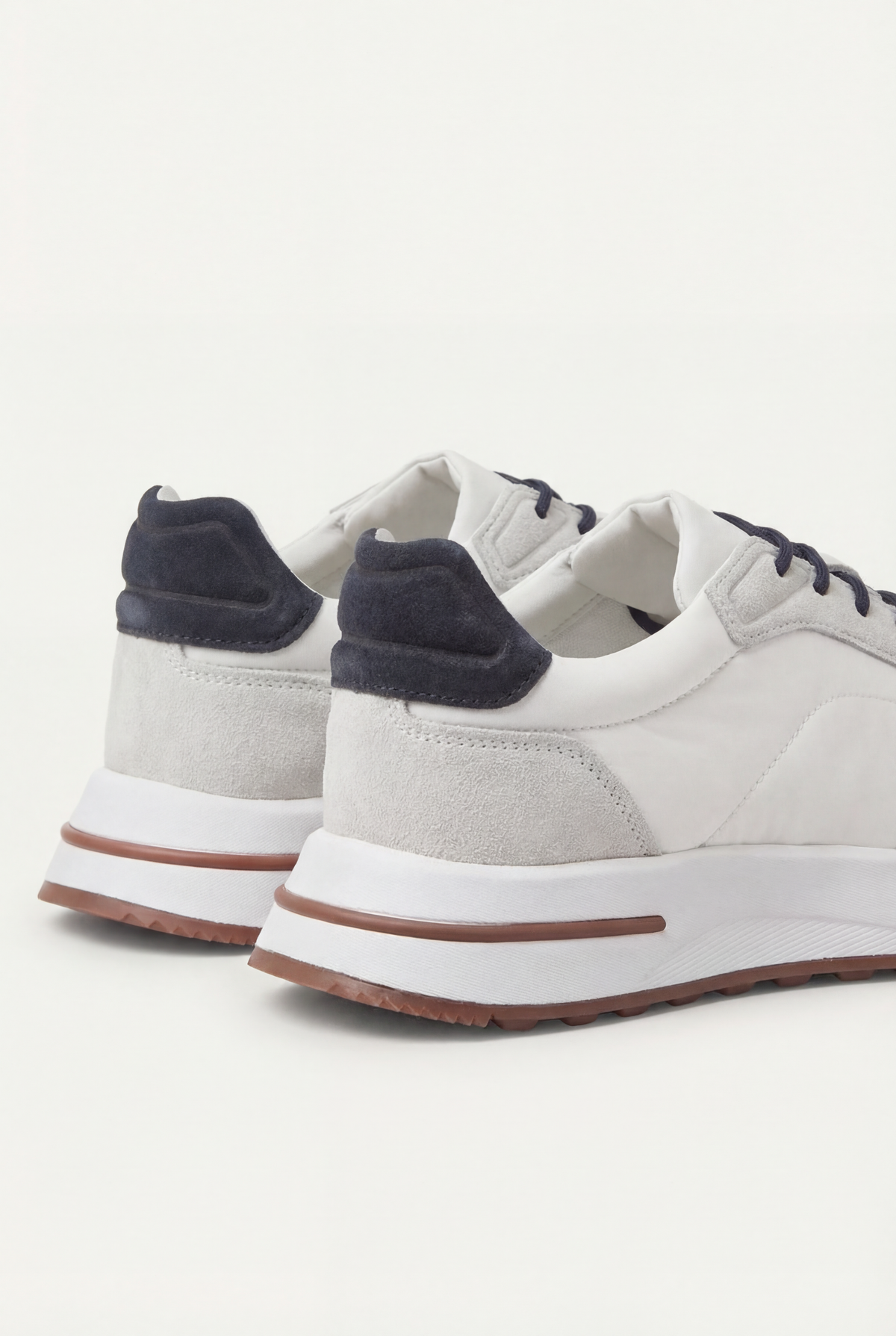 Enzo Sneakers Blanc de Menielle, vista trasera