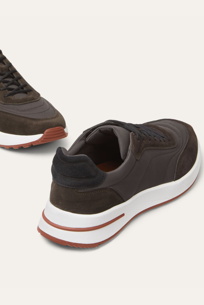Enzo Sneakers Cioccolato de Menielle, detalle