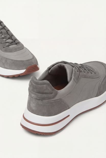 Enzo Sneakers Gris de Menielle, detalle