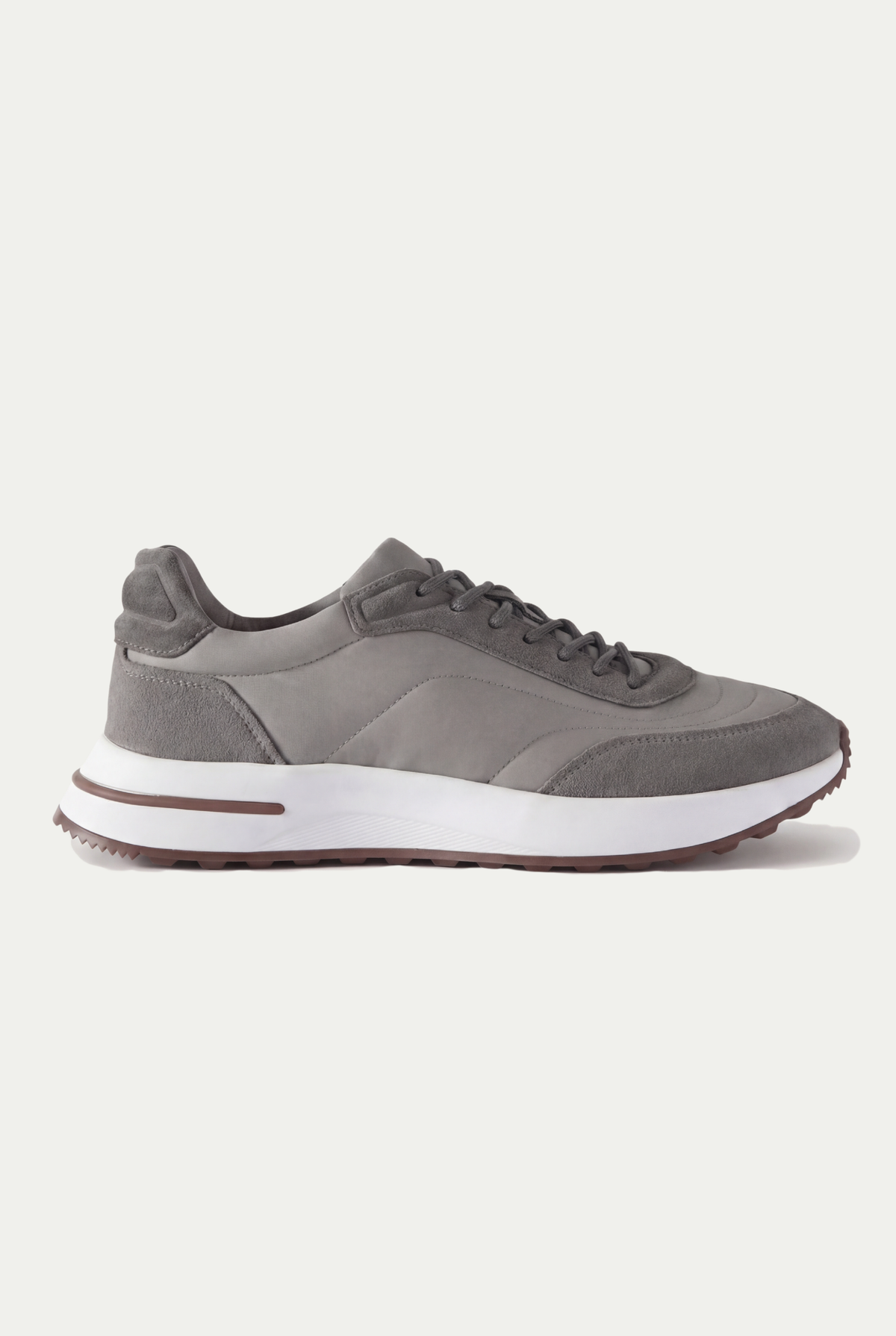 Enzo Sneakers Gris de Menielle, vista lateral