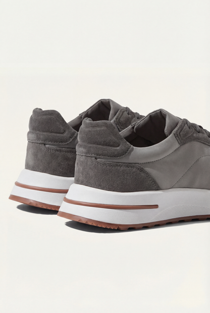 Enzo Sneakers Gris de Menielle, vista trasera