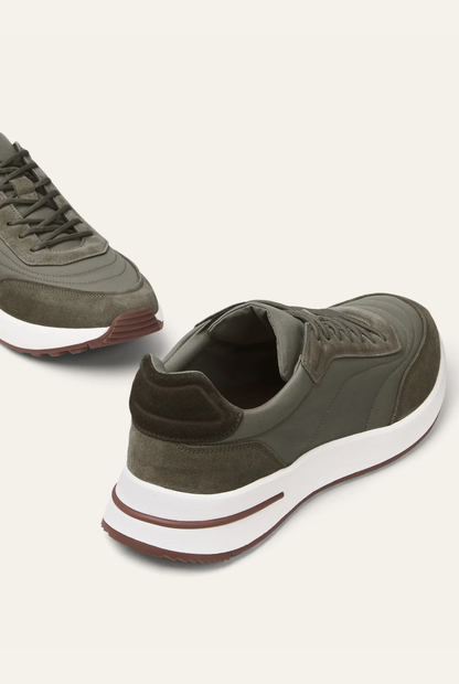 Enzo Sneakers Oliva de Menielle, detalle