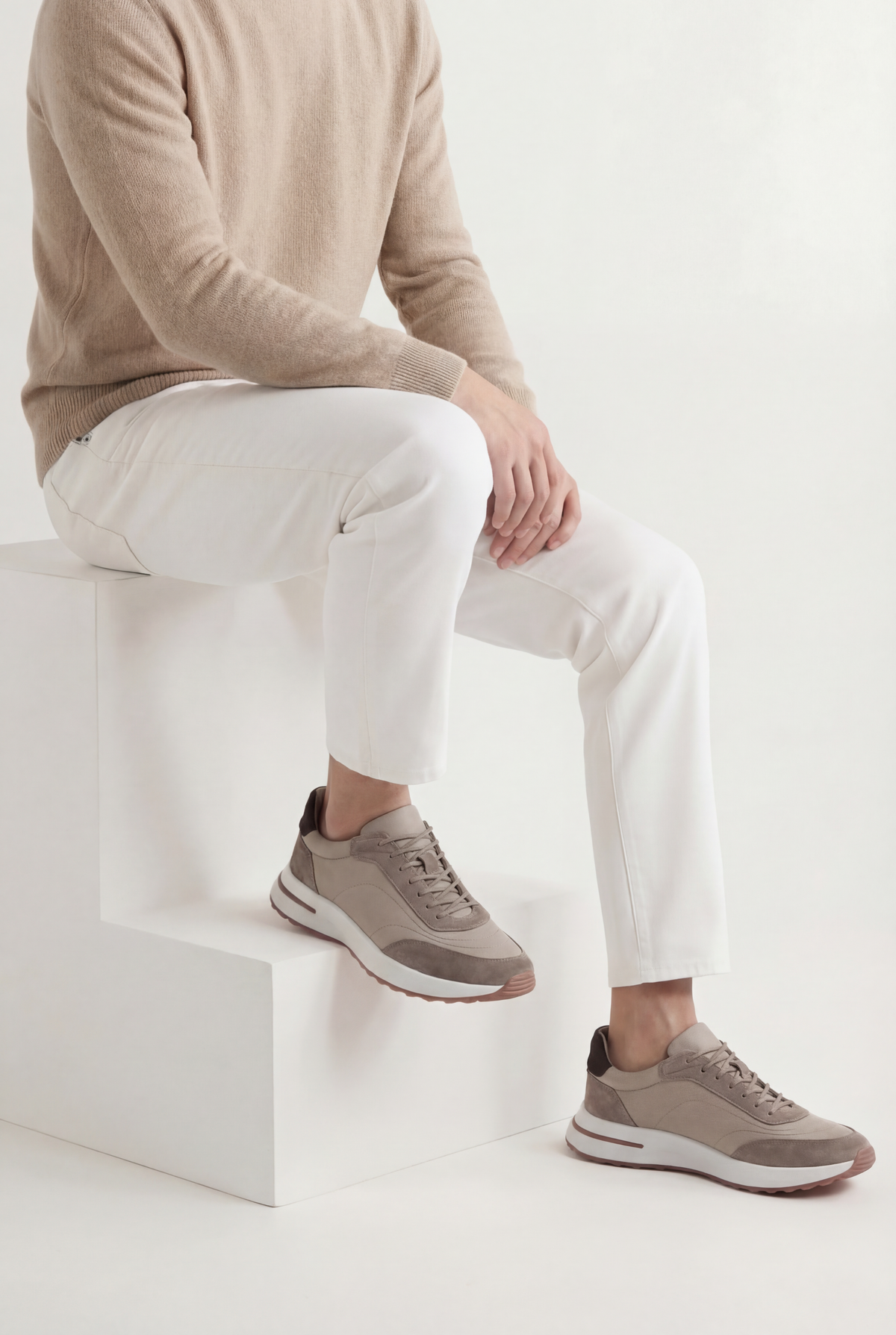 Enzo Sneakers Piedra de Menielle, puesta