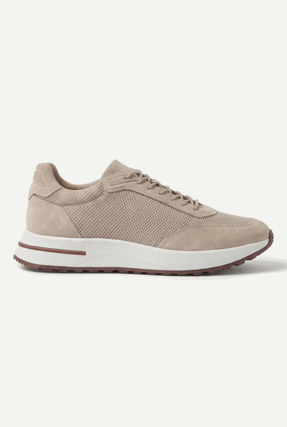 Stresa Sneaker Beige de Menielle, vista lateral