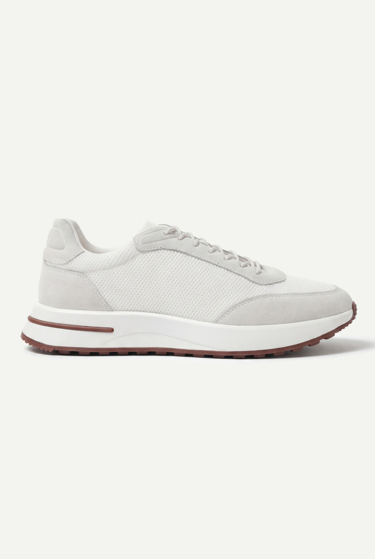Stresa Sneaker Blanc de Menielle, vista lateral