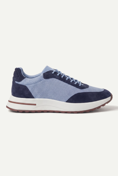 Stresa Sneaker Celeste de Menielle, vista lateral